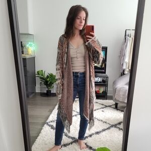 Forever 21 fringe cardigan